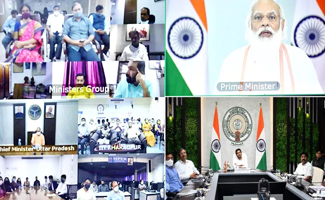 CM YS Jagan Participated PM Video Conference - Sakshi