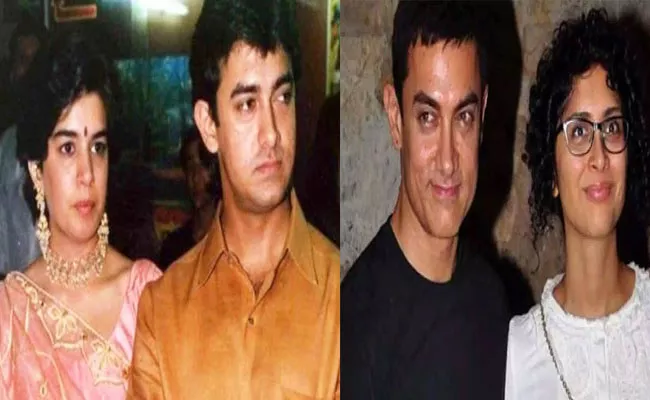 Aamir Khan Reena Dutta Love Story Kiran Rao Marriage Lasted 16 Years - Sakshi