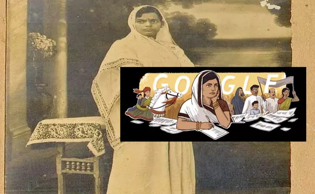 Subhadra Kumari Chauhan Birth Anniversary Remind By Google Doodles - Sakshi