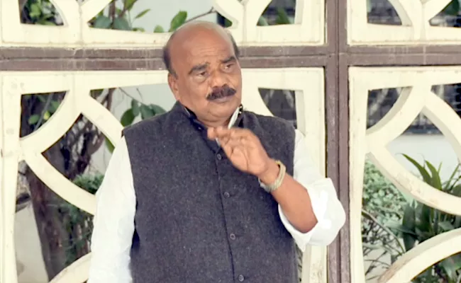 MP Reddappa Slams Chandrababu Over YSRCP Victory In Kuppam - Sakshi