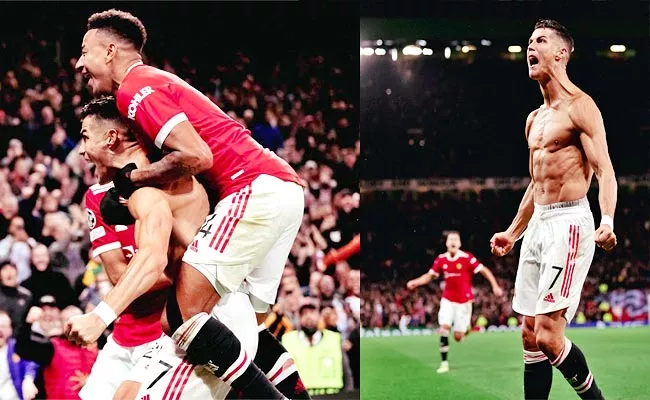 Cristiano Ronaldo Scores Dramatic Goal Winner For Manchester United - Sakshi