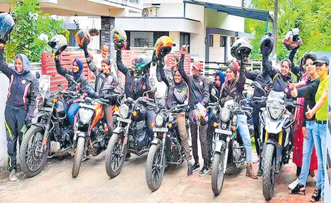 Women on a power-packed ride - Sakshi