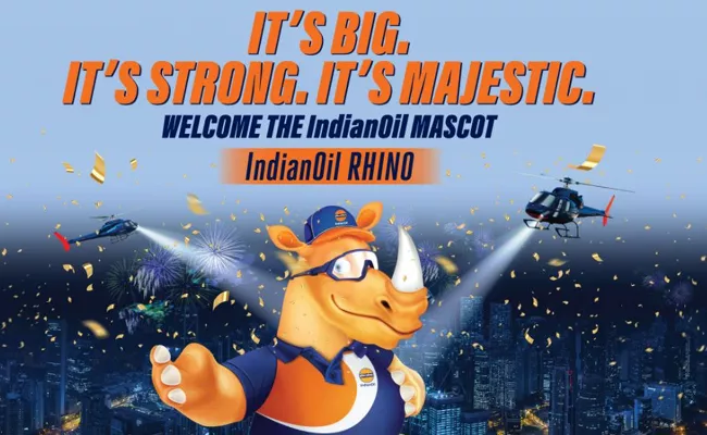 Indian Oil Launches Its New Mascot Rhino - Sakshi