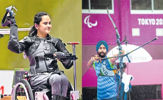 Tokyo Paralympics: Avani Lekhara, Praveen Kumar and Harvinder Singh wins medals - Sakshi
