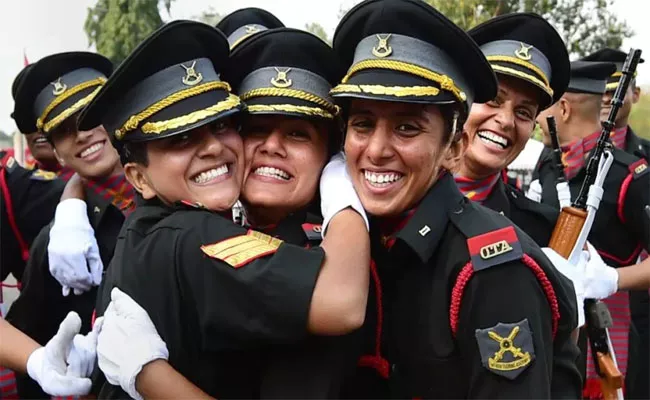 Women Will be Inducted in NDA for Permanent Commission Centre Tells SC - Sakshi