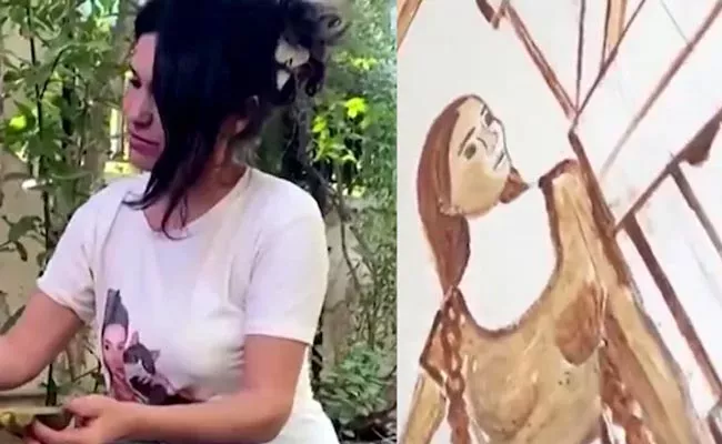Viral Video: Syrian Artist Swaps Paint For Soil Results Beautiful - Sakshi