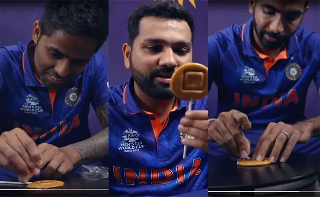 T20 World Cup 2021: Team India Star Cricketers Take Squid Game Challenge - Sakshi