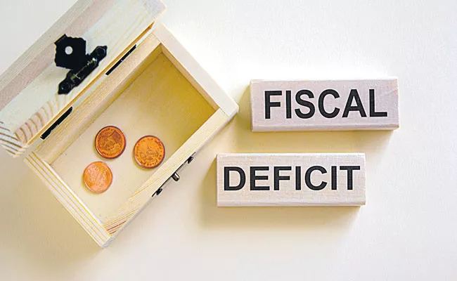 Fiscal deficit hits 4-year low of Rs 5. 26 lakh crore or 35percent of budget estimates - Sakshi