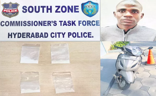 Task Force Arrests Nigerian For Smuggling Of Drugs In Hyderabad - Sakshi