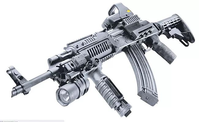 UP Amethi set to make AK203 Kalashnikov assault rifles  - Sakshi