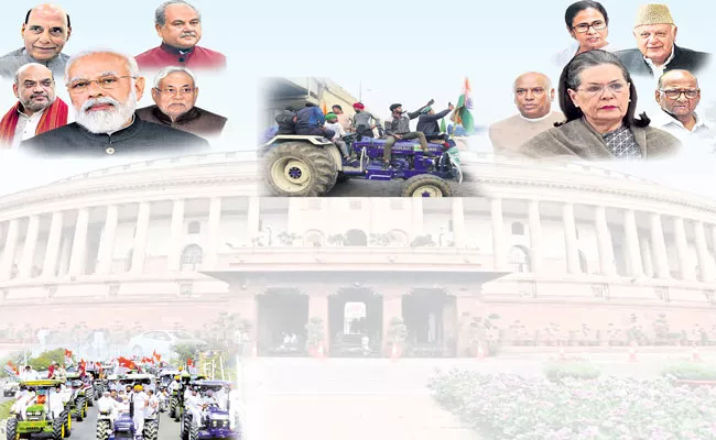 Parliament Winter Session: Centre to table Bill to repeal farm laws in Lok Sabha - Sakshi