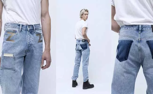 Samsung Z Flip Pocket Denim Jeans Viral On Social Media - Sakshi