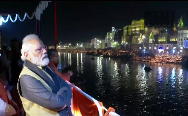 PM Modi Varanasi Visit: Kashi Corridor Inauguration Highlights In Telugu - Sakshi