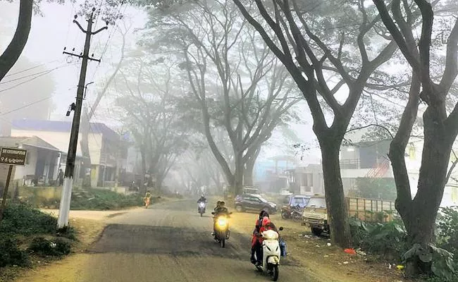 Temperatures drop in Andhra Pradesh - Sakshi