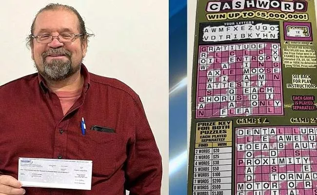Man Wins 7 Crore Lucky Lottery After heart surgery Get well Card In USA - Sakshi