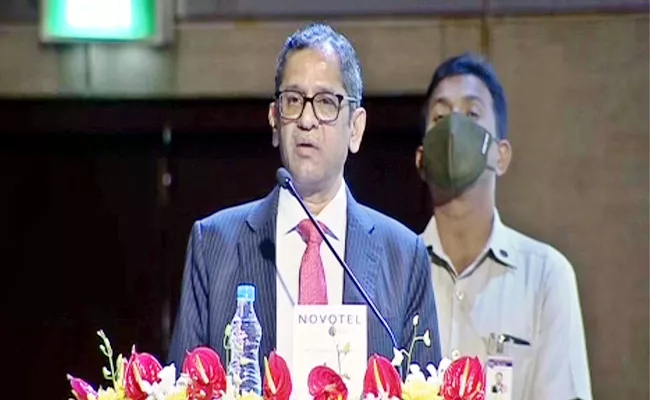 CJI NV Ramana Participating In Conference On Mediation And Arbitration - Sakshi