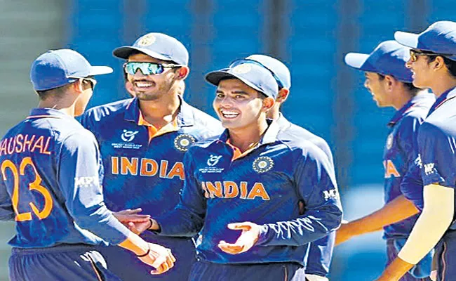 U19 World Cup: India win big against Uganda - Sakshi