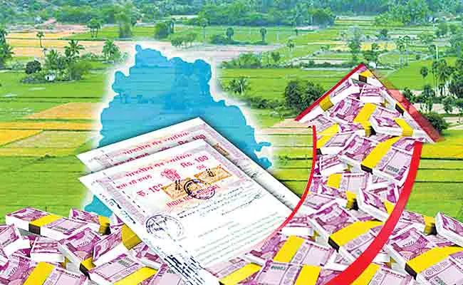 Value Of Agricultural Land To Be Grown In Telangana - Sakshi