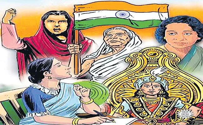 Center Govt releases pictorial book on women freedom fighters - Sakshi