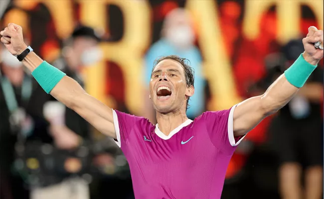 Rafael Nadal Wins Australian Open 2022 Singles Title By Defeating Daniil Medvedev - Sakshi