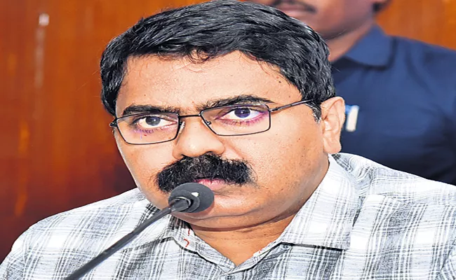 Andhra Pradesh Inter Board Officer Seshagiri Babu Says Inter exams in April - Sakshi