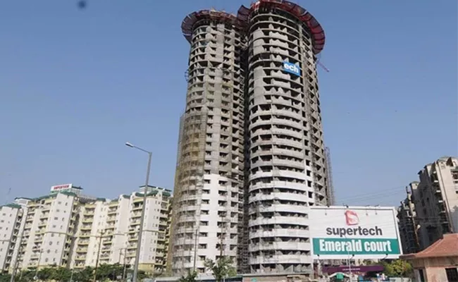 SC Ordered Noida authorities To Demolish Supertech twin tower Within 2 weeks - Sakshi