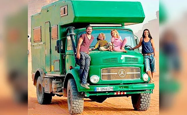 German Couple Traveling Trip With Luxury Car Around 91 Countries - Sakshi