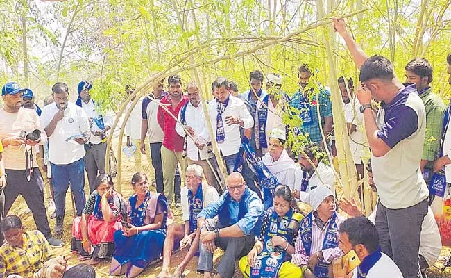 Praveen Kumar Bahujana Rajyadhikara Yatra Reached Yadadri Bhuvanagiri District - Sakshi