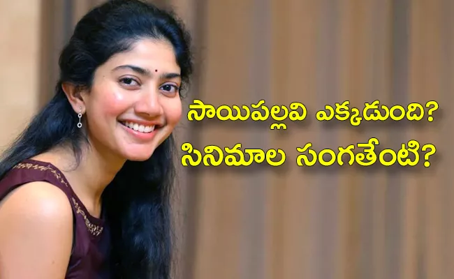 Where Is Sai Pallavi What She Is Doing Now - Sakshi