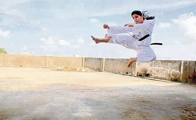 Sayyada Excels In Martial Arts At Hyderabad - Sakshi