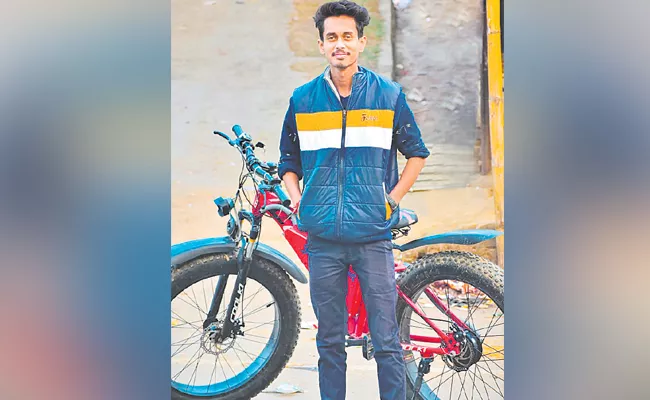 Assam: Samrat Nath Smart Theft Proof E Bicycle His Successful Journey - Sakshi