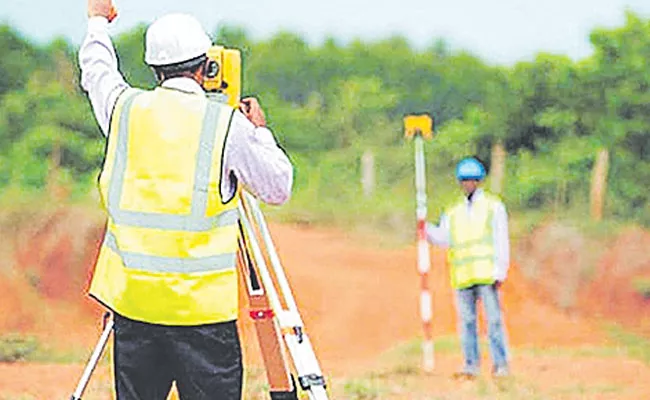 Land Surveyors: AP Govt F Line Service Changed to Village Surveyors - Sakshi
