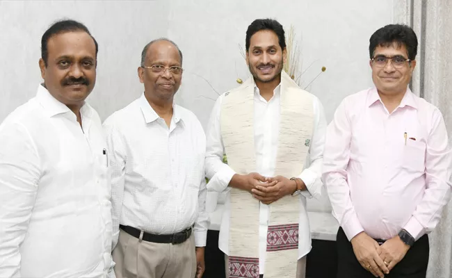 Nalco CMD and Midhani CMD Meets CM YS Jagan - Sakshi