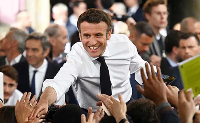 Emmanuel Macron Wins Second Term As French President - Sakshi
