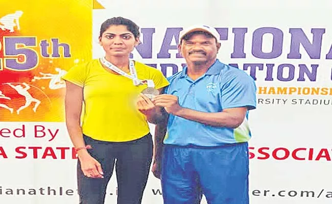 Jyotikasri Wins Bronze In Federation Cup Athletics Championship 2022 - Sakshi