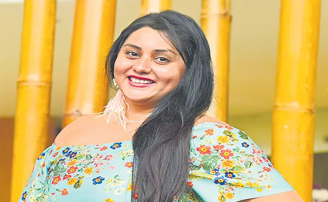 Namitha reveals surprise on birthday - Sakshi