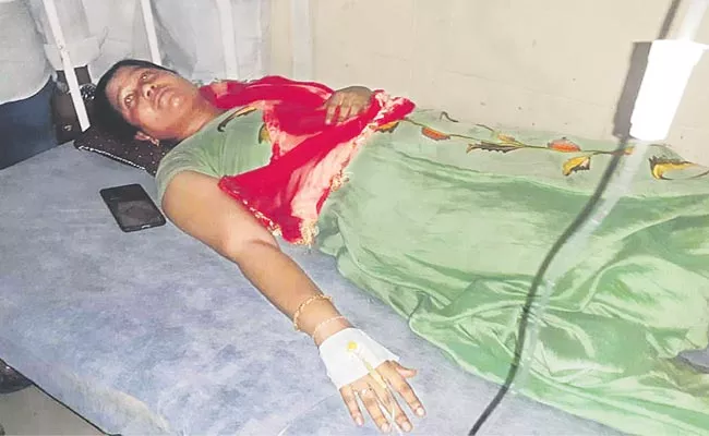 TDP Leaders Attack On Woman Officer At Chilakaluripet - Sakshi