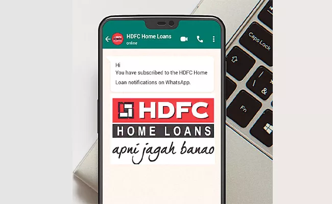 HDFC Bank Offers Home Loan Through Whatsapp - Sakshi