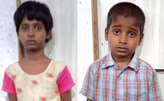 Children Left Home Unbearable To Suffering Of Drunk Father In Prakasam District - Sakshi