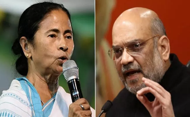 Union Home Minister vs west bengal Chief Minister Mamata Banerjee war of words - Sakshi