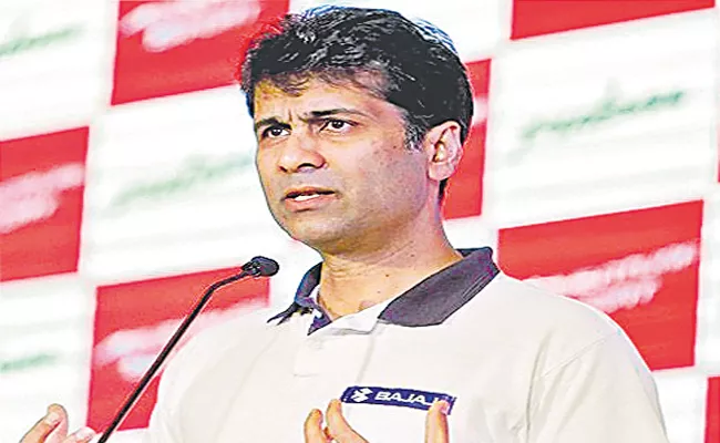 Rajiv Bajaj Questions Manufacturing Processes Of EV Players - Sakshi