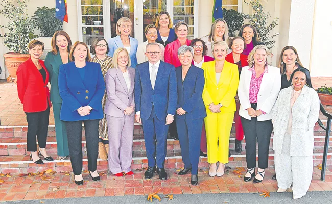 Anthony Albanese-led Australian govt includes record 13 women ministers - Sakshi