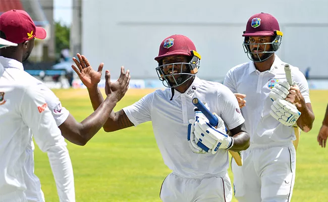  West Indies beat Bangladesh in first Test - Sakshi