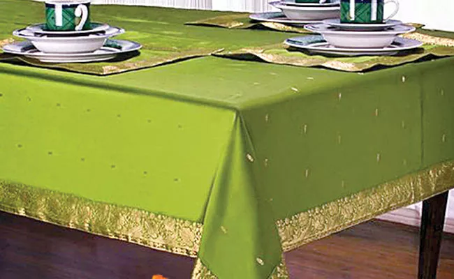 Home Decor: Saree Designs For Table Mats, Window Curtains, Cushion Covers - Sakshi