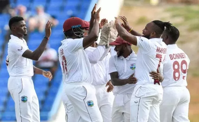 West Indies thrash Bangladesh by 10 wickets to seal series 2 0 - Sakshi