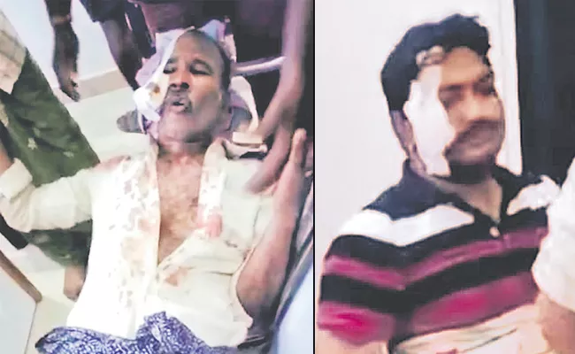 TDP Leaders Attack On YSRCP Activists Denduluru - Sakshi