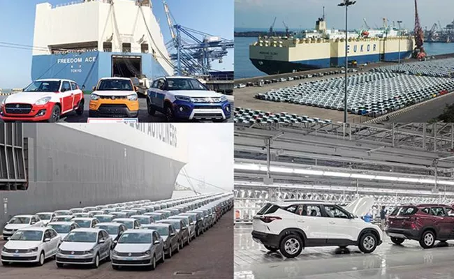 India Passenger Car Exports Are Up By 26 Per Cent - Sakshi