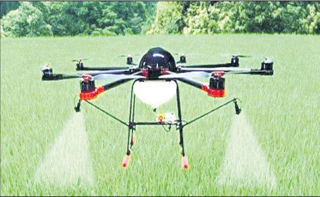 Andhra Pradesh To Use Drone Technology For Farming - Sakshi