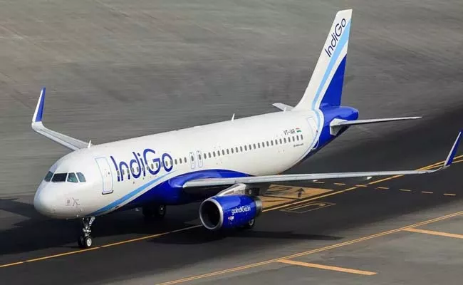 Smoke On IndiGo Plane After Landing in Indore - Sakshi
