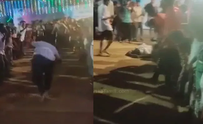 Kabaddi Player Dies Landing Inappropriate Doing Somersault Tamil Nadu - Sakshi